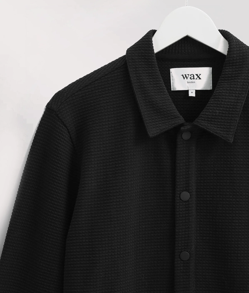 Wax London Mens Hays Jersey Overshirt